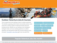 Tablet Screenshot of bestadventurejobs.co.uk